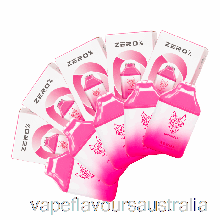 Vape Flavours Australia [10-Pack] Snowwolf Zero 5500 0% Nicotine Free Disposable